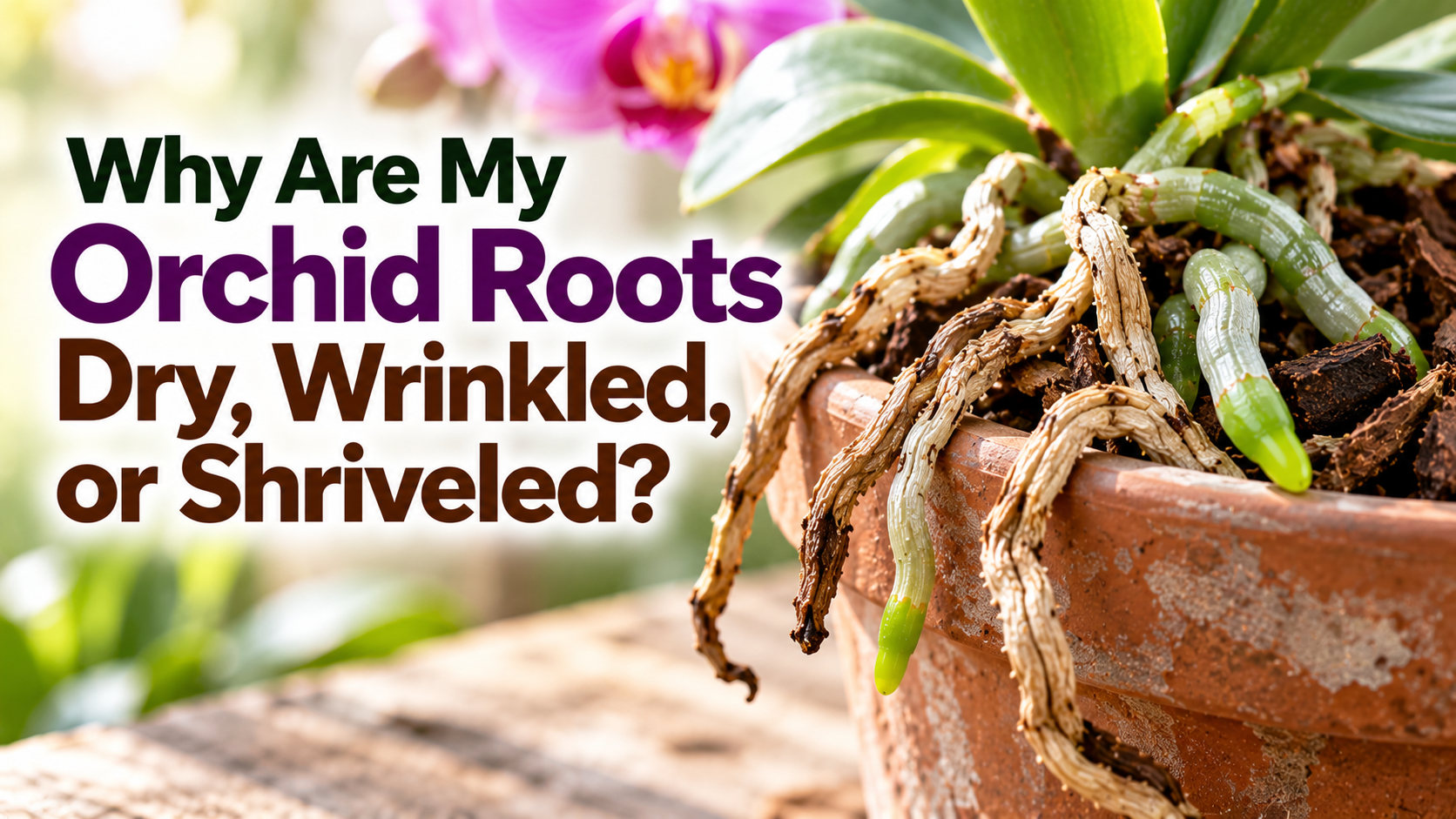 Why Are My Orchid Roots Dry, Wrinkled, or Shriveled?