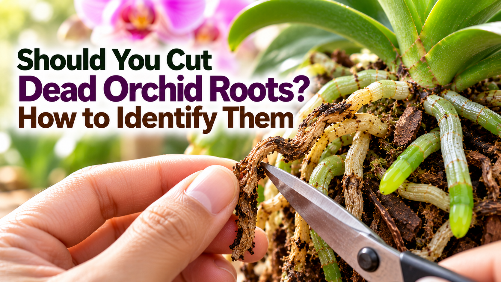 Should You Cut Dead Orchid Roots? How to Identify Them