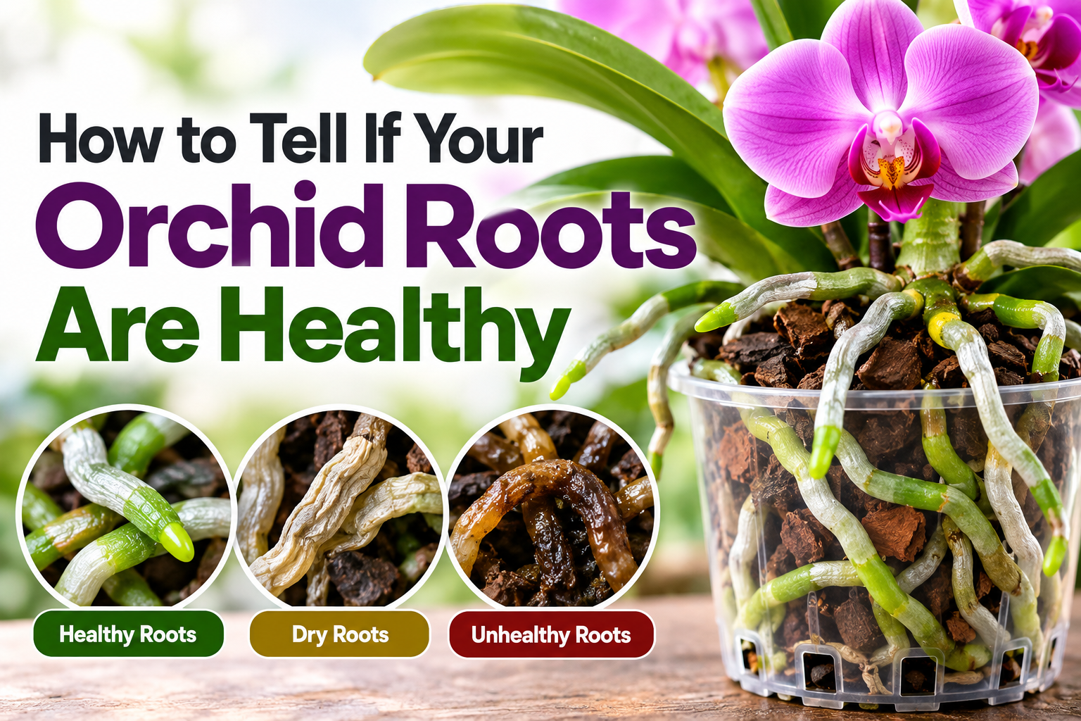 How to Tell If Your Orchid Roots Are Healthy