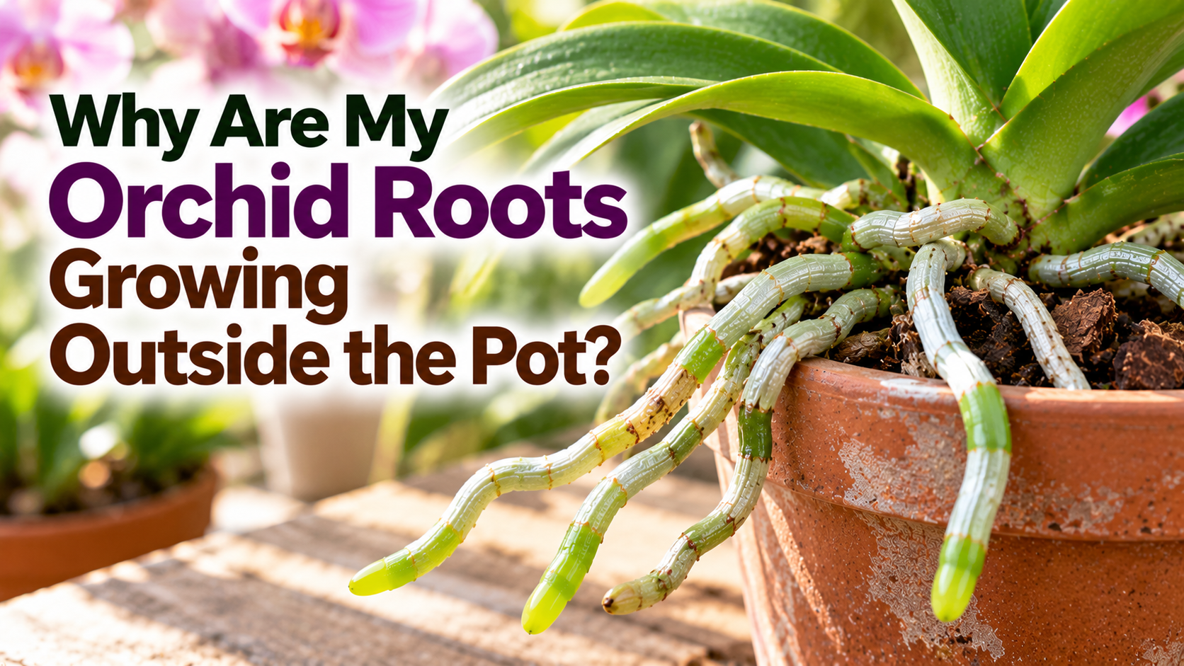 Why Are My Orchid Roots Growing Outside the Pot?