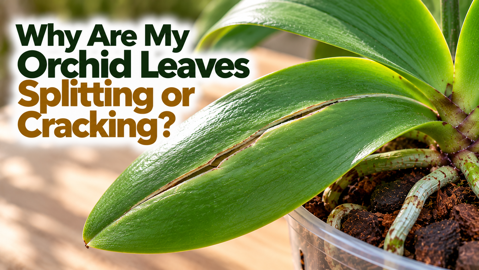 Why Are My Orchid Leaves Splitting or Cracking?